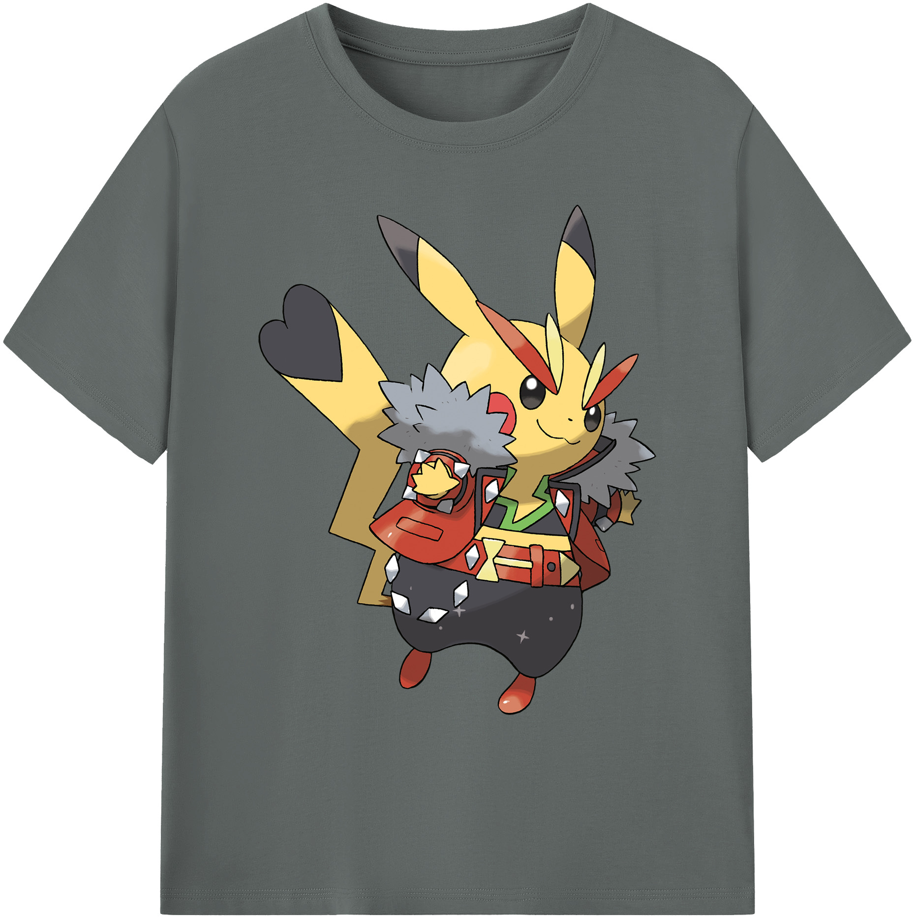 （画像用） ポケットモンスター Pokémon 綿100％ メンズ半袖Tシャツ｜肌触りやわらか＆通気性